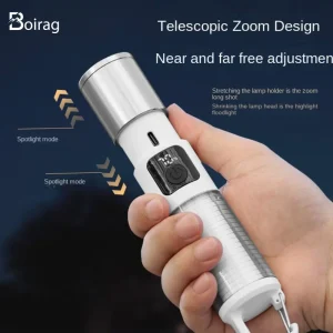 Rechargeable Zoom LED Flashlight