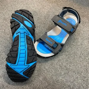 Panda High Grip Trekking Sandal - Grey + Blue