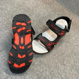 Panda Outdoor Trekking Sandal - Black+Red