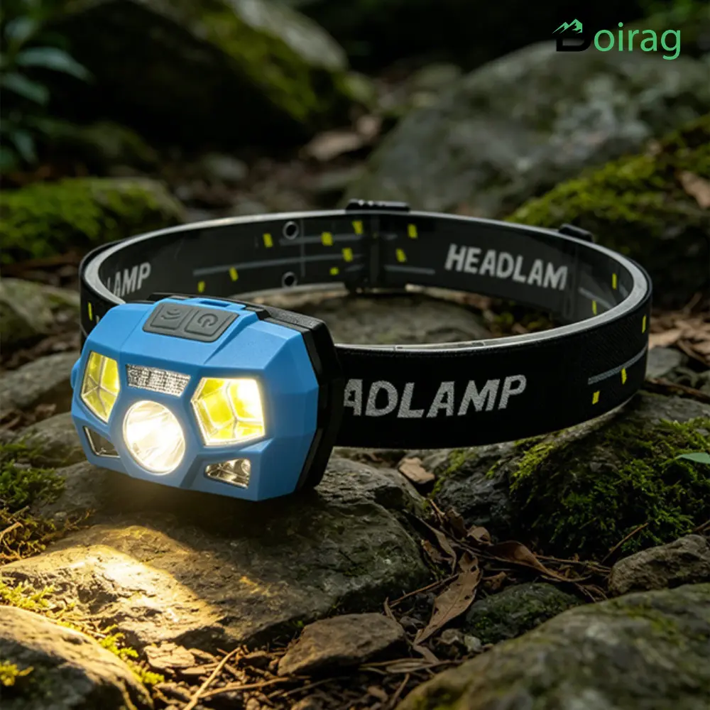 Smiling Shark Rechargeable LED Headlamp