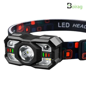 LED Headlamp with Double Push Switch